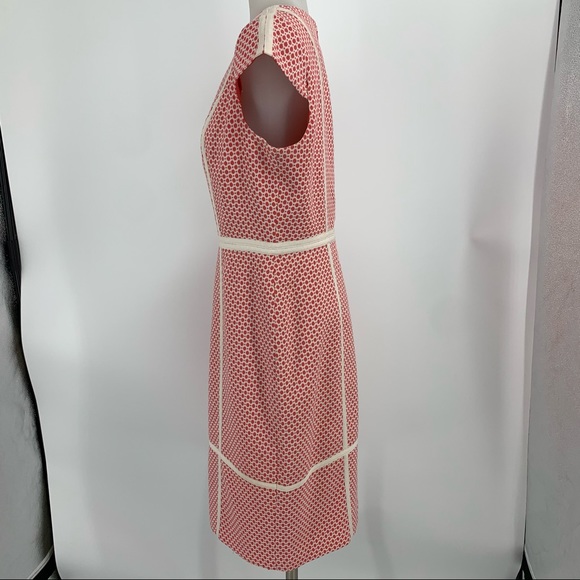 Adrianna Papell Coral Jacquard Sheath Dress - Picture 10 of 14